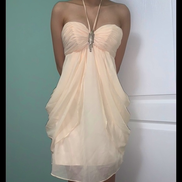 Elegant Strapless Prom Dress - Picture 1 of 6